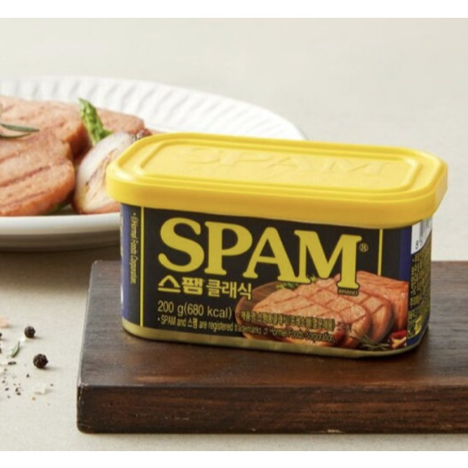 

Spam Classic 200g dan 340g dari korea