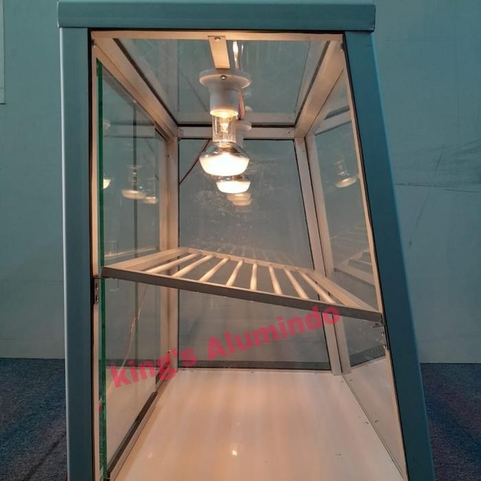 Etalase Kfc Fried Chicken Ayam Goreng Aluminium Kaca Gratisongkir