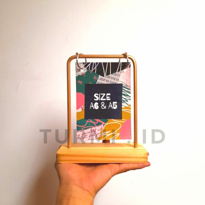 

Tempat Menu Holder Menu / Nomor meja / stand menu kayu / tent card