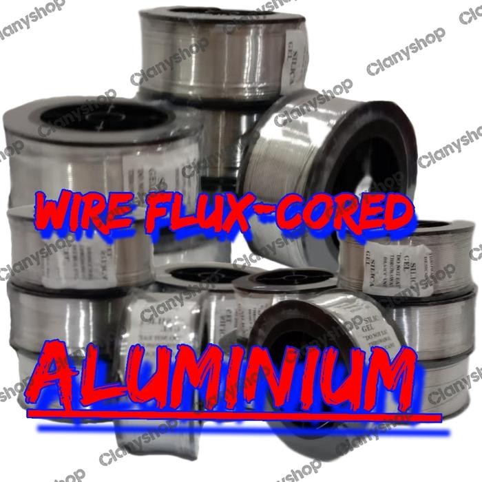 TERBARU kawat las Aluminium 4043 Flux-cored (tampa gas)1.0mm