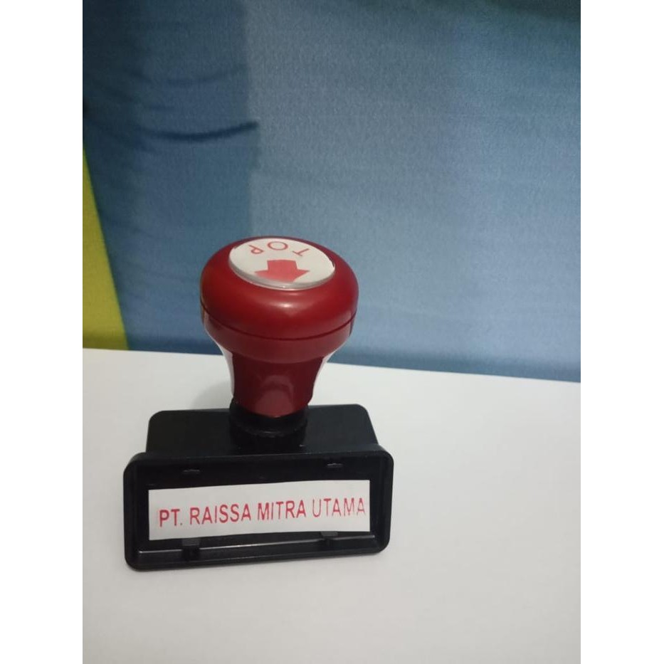 

Tkj - Stampel Flash Custom Segi Panjang// 1.7X5.5/2.2X4.3Cm/2.2X6.7Cm