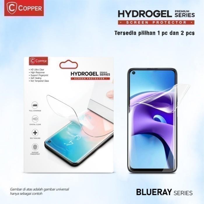 COPPER Blueray For Oppo Reno 4 Pro ( Anti Gores Hydrogel Silicon Premium )
