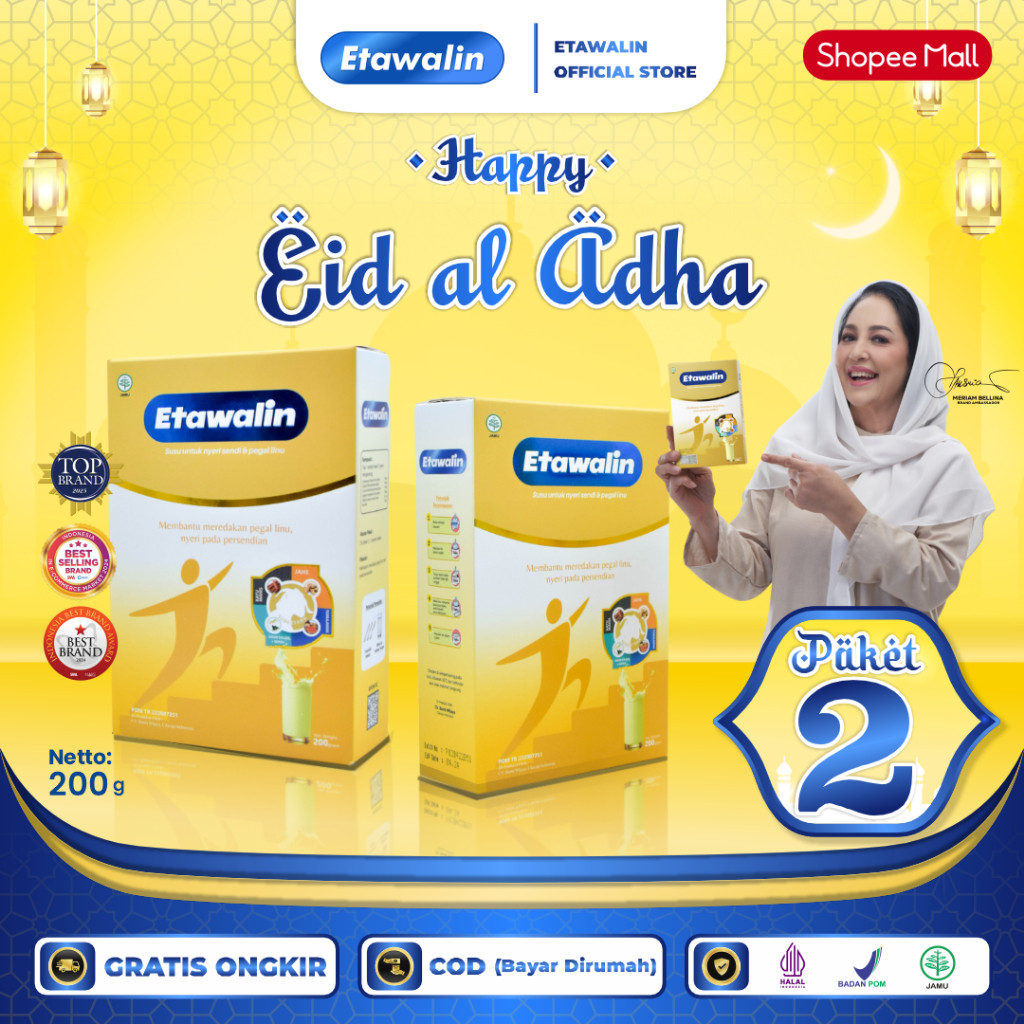 

2 box Etawalin - Susu Kambing Atasi Nyeri Sendi Sakit Lutut Dan Asam Urat