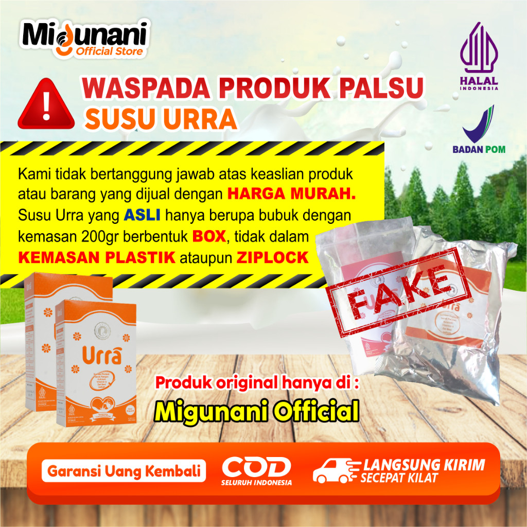 

Susu Urra 200gr - 3 Box