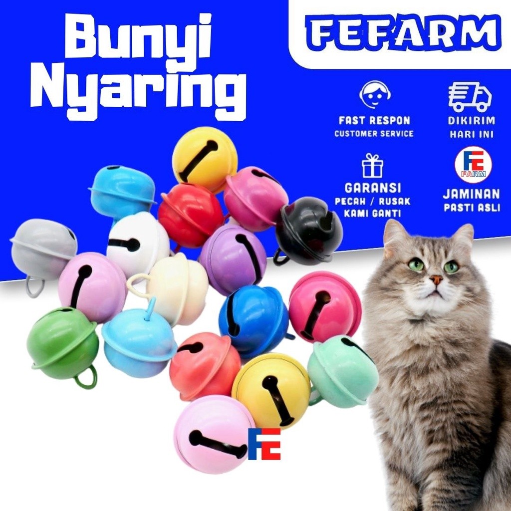 LONCENG UFO BULAT AKSESORIS LIONTIN KALUNG KUCING HEWAN ANJING KELINCI MATA BULAT BESAR DORAEMON