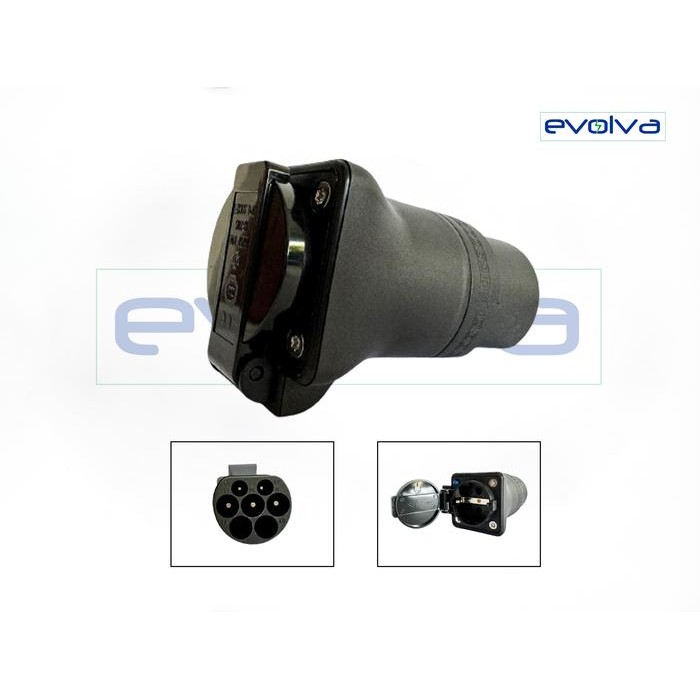 Evolva - Adaptor Charging Spklu Untuk Motor Listrik