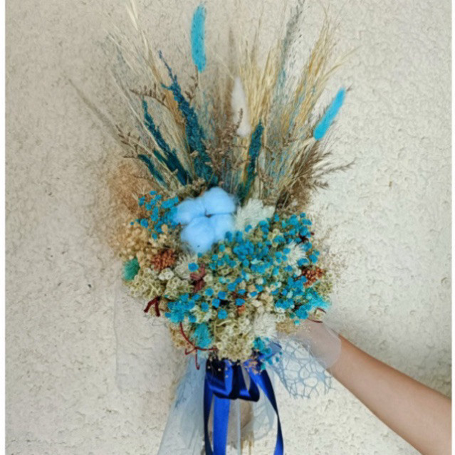 Wedding Hand Bouquet Rustic Buket Pengantin Bunga Rustic