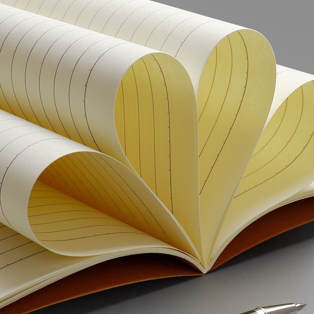 

High Quality A4/A5/B5 Notebook Kraft Cover Grid/Lined/Blank Notepad Planner Notebook School/Office