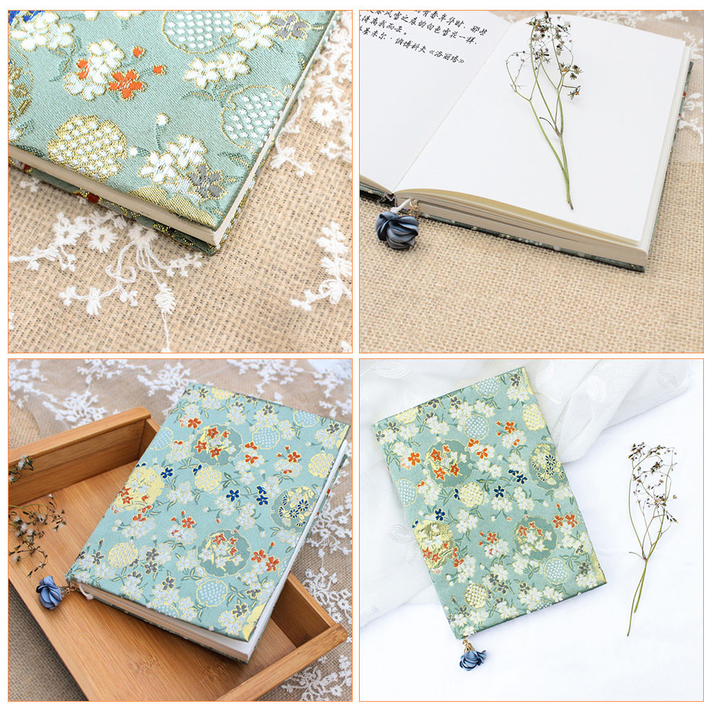 

A5 Handmade Cloth Book Cover Protector Book Sleeves Notebook Covers Textbook Pouches Wear Resistant