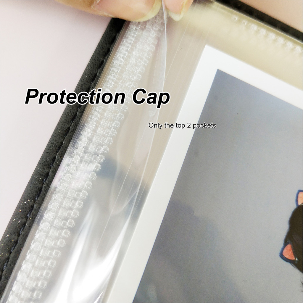 

A5 3Ring Pu Leather Glitter Binder Refillable 46 1015 Photocard Cover Budget Planning Notebook Photo