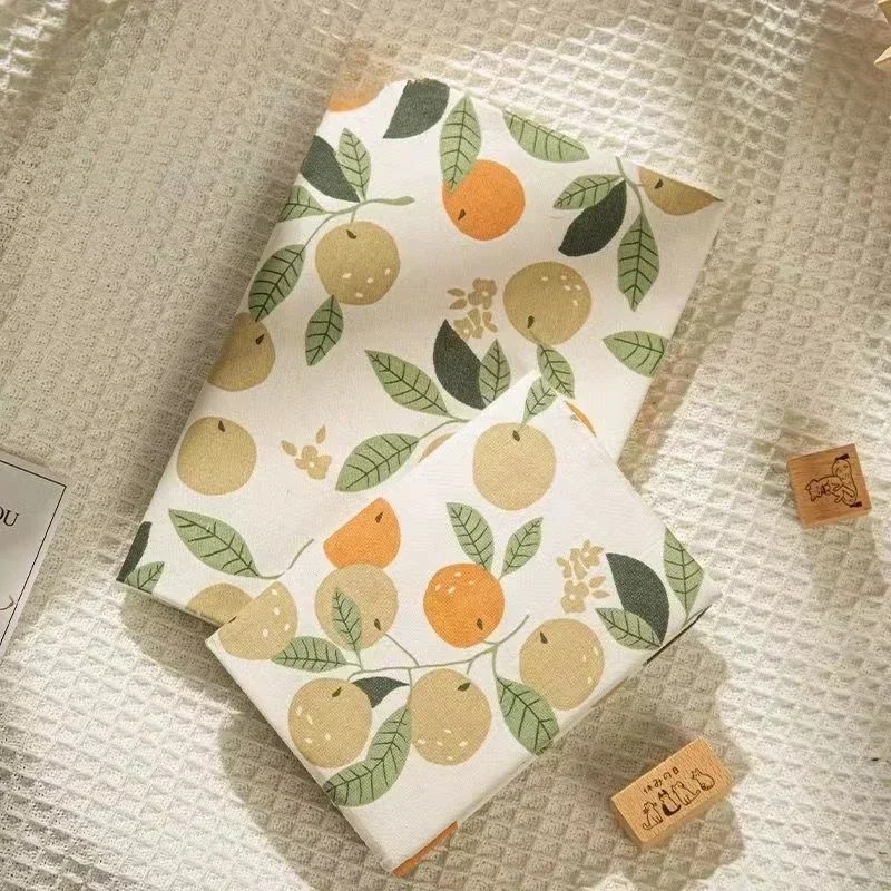 

CoverIn Book Handmade SeaOriginal Crafted Covers Orange Protector Stock Sleeve Diary Products Fabric