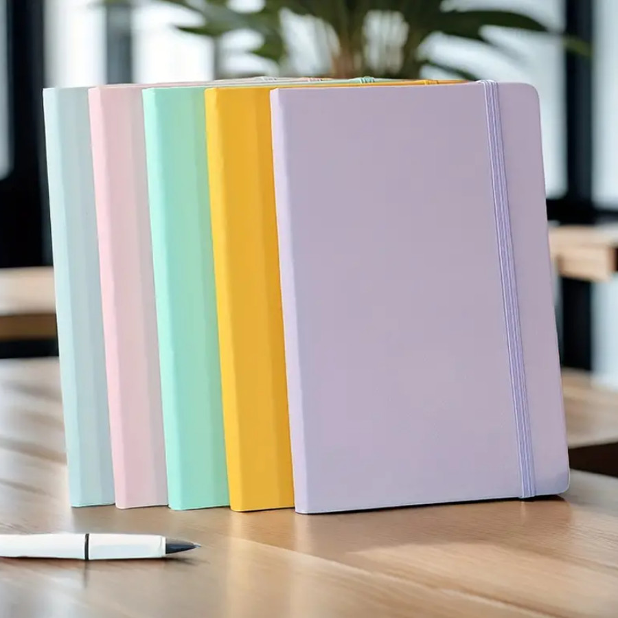 

A5 Business With Pu Notebook, Student Notebook, 200 Pages, Handcrafted Bookbook, Handcrafted