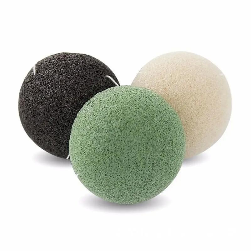 

1/3/5/10Pcs Konjac Sponge Beauty Essentials 100% Natural Konjac Puff Facial Pore Cleaner Washing