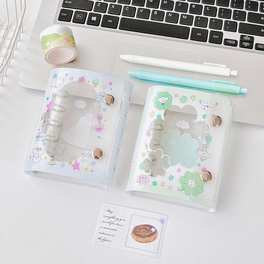 

M5 Clover Pudding Puppy Binder Cover Journal Sketchbook Accessories Diary Office Supplies
