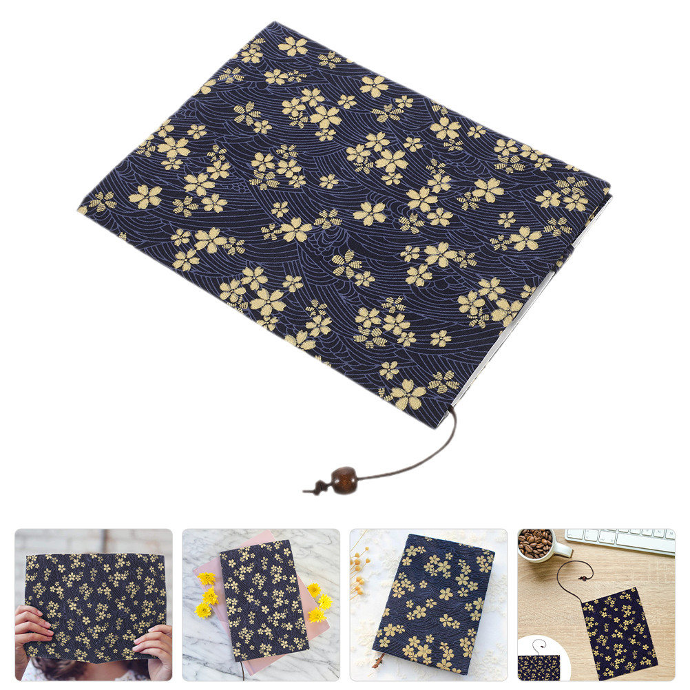 

Retro Gold Stitched Floral Book Cover Protector For Lovers Aesthetic Covers Fabric Not Tear Protects