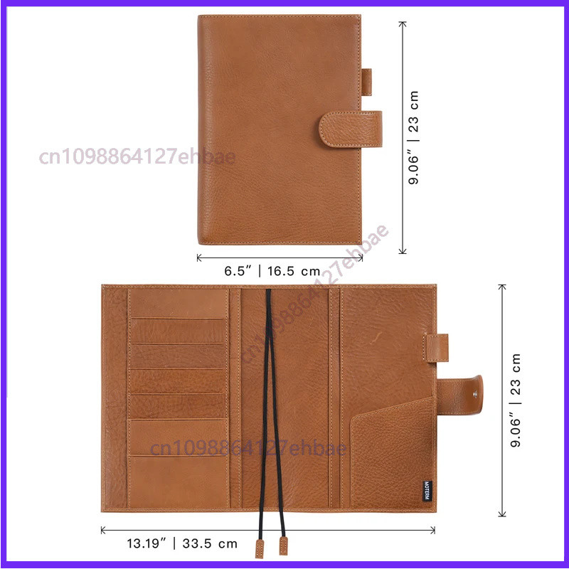 

Moterm Original Whole Grain Vegetable Tanned Leather A5 + Cover For Hobonichi Primo A5 Notebook