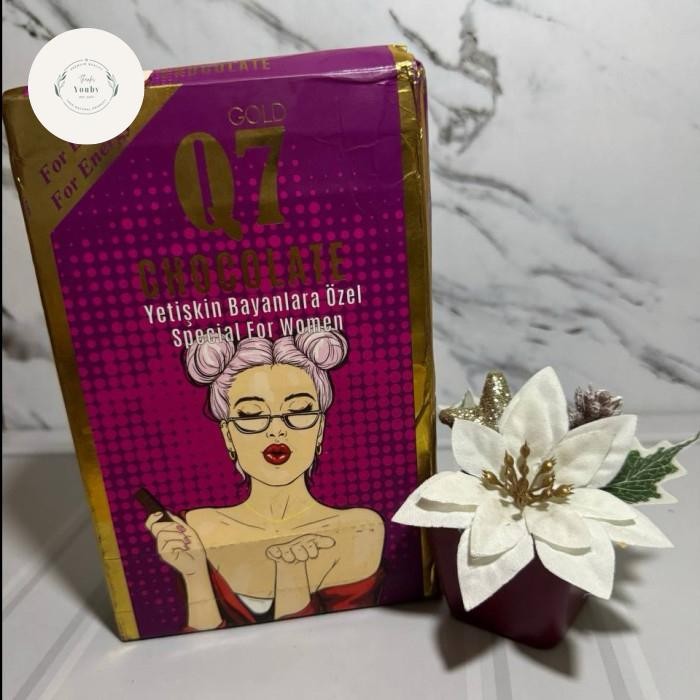 

Coklat Q7 Chocolate Dewasa Turkey Rekomendasi //Pasut - 100% Natural & Aman - Black, Cokelat