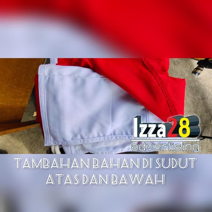 

Flagers - Bendera Merah Putih Atau Indonesia Bahan Dril Ukuran 150 X 225 Premium