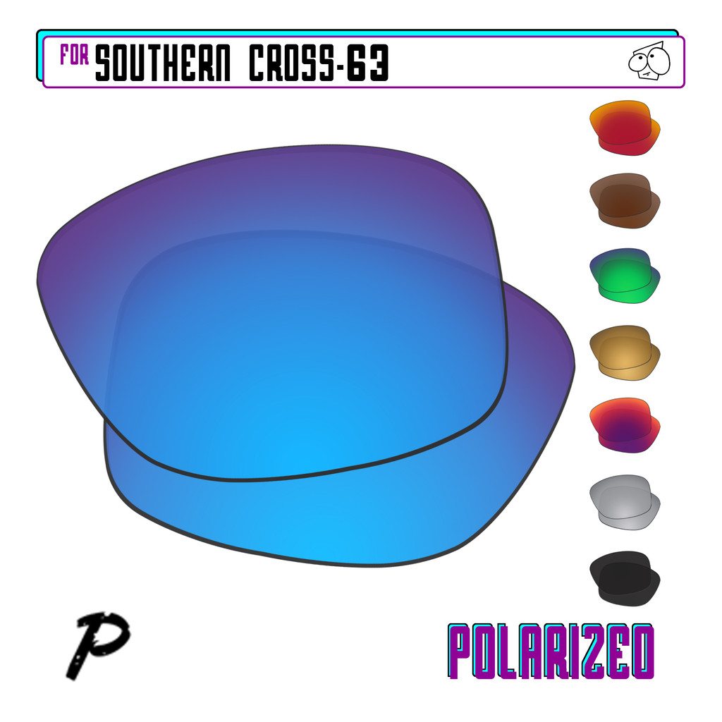 Ezreplace Polarized Replacement Lenses Compatible With Maui Jim Southern Cross Mj815 - 63Mm