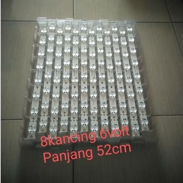 RB2233 Lampu Backlight 8mata 6volt - BL mata besar - BL kodok - BL Bagong 8 Kancing 6 volt panjang