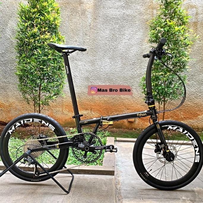 Fnhon Gust 20 Inch 1 X 10 Speed Fullbike New Rakit Sepeda Lipat Fnhon