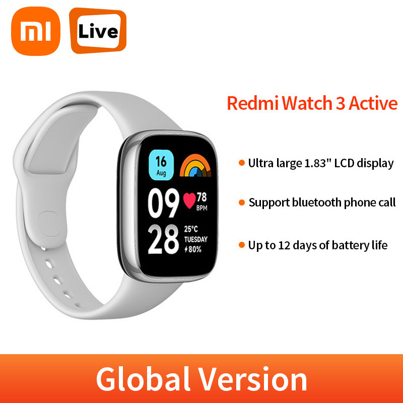 Global Version Xiaomi Redmi Watch 3 Active Smart Watch 1.83" LCD