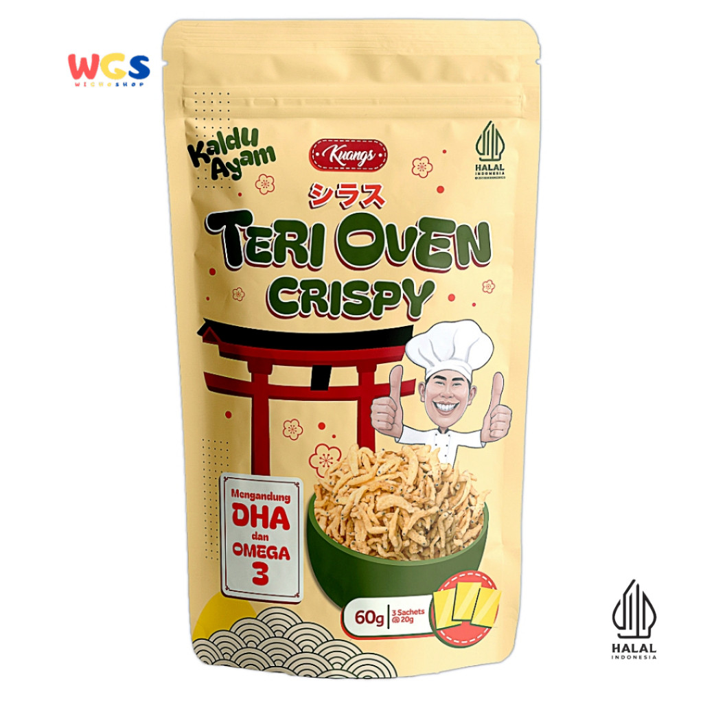 

READYY! Kuang's Snack Teri Oven Crispy Kaldu Ayam 60g