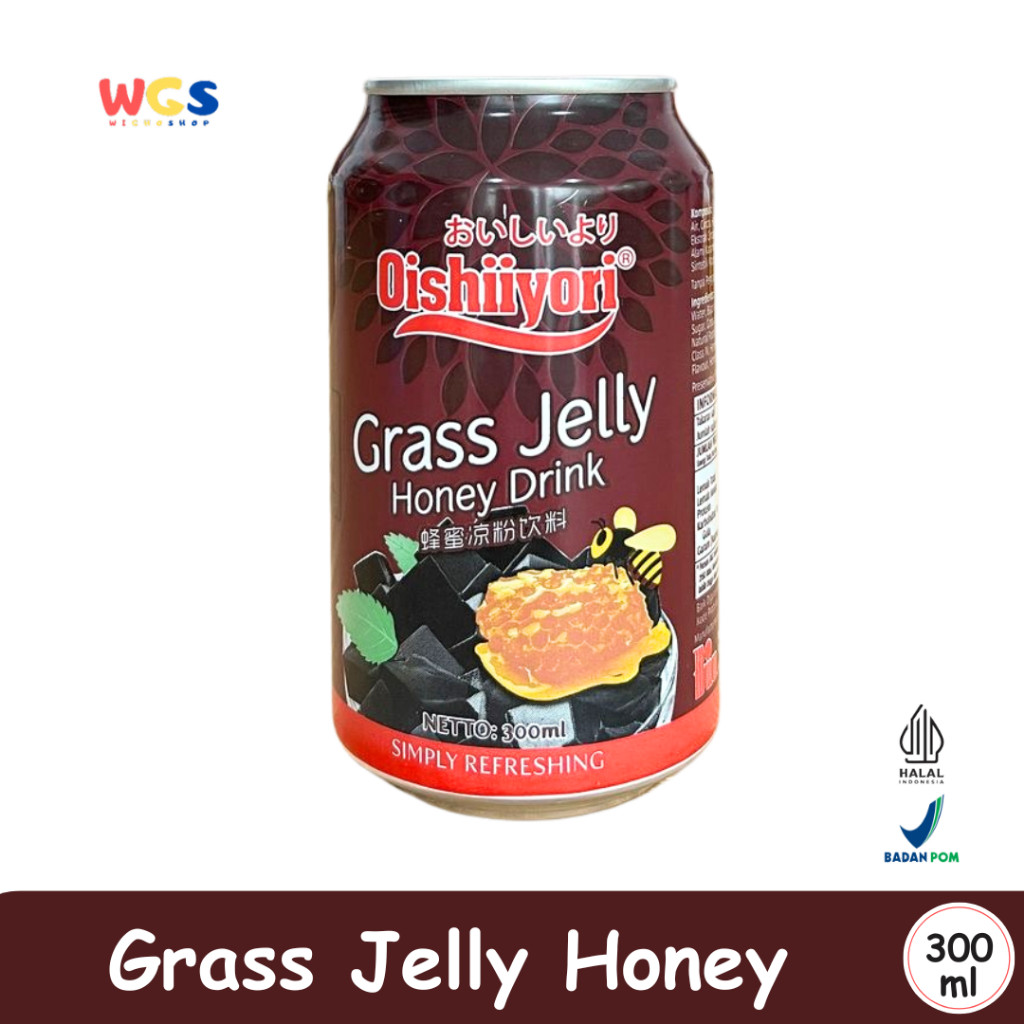 

READYY! Oishiiyori Grass Jelly Honey Drink 300ml Minuman Cincau Madu yang Menyegarkan