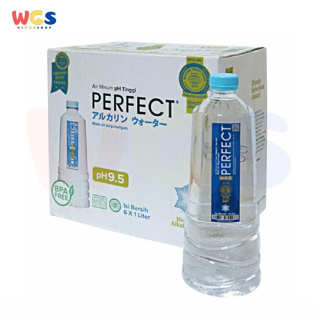 

READYY! Perfect Alkaline Water ph 9.5 - 6 btl x 1000ml