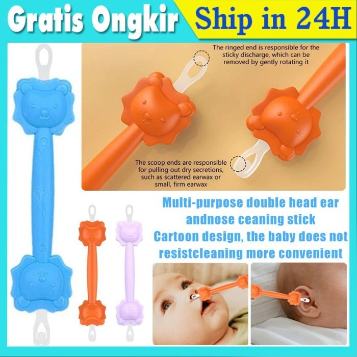 Best penjualan Booger Tool Alat Pembersih Telinga dan Hidung Bayi aman tongkat upil bayi ingus bayi