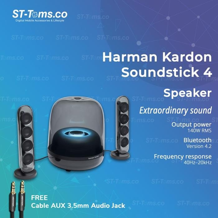 Cuci Gudang Harman Kardon Soundsticks 4 / Soundstick 4 Bluetooth Speaker System