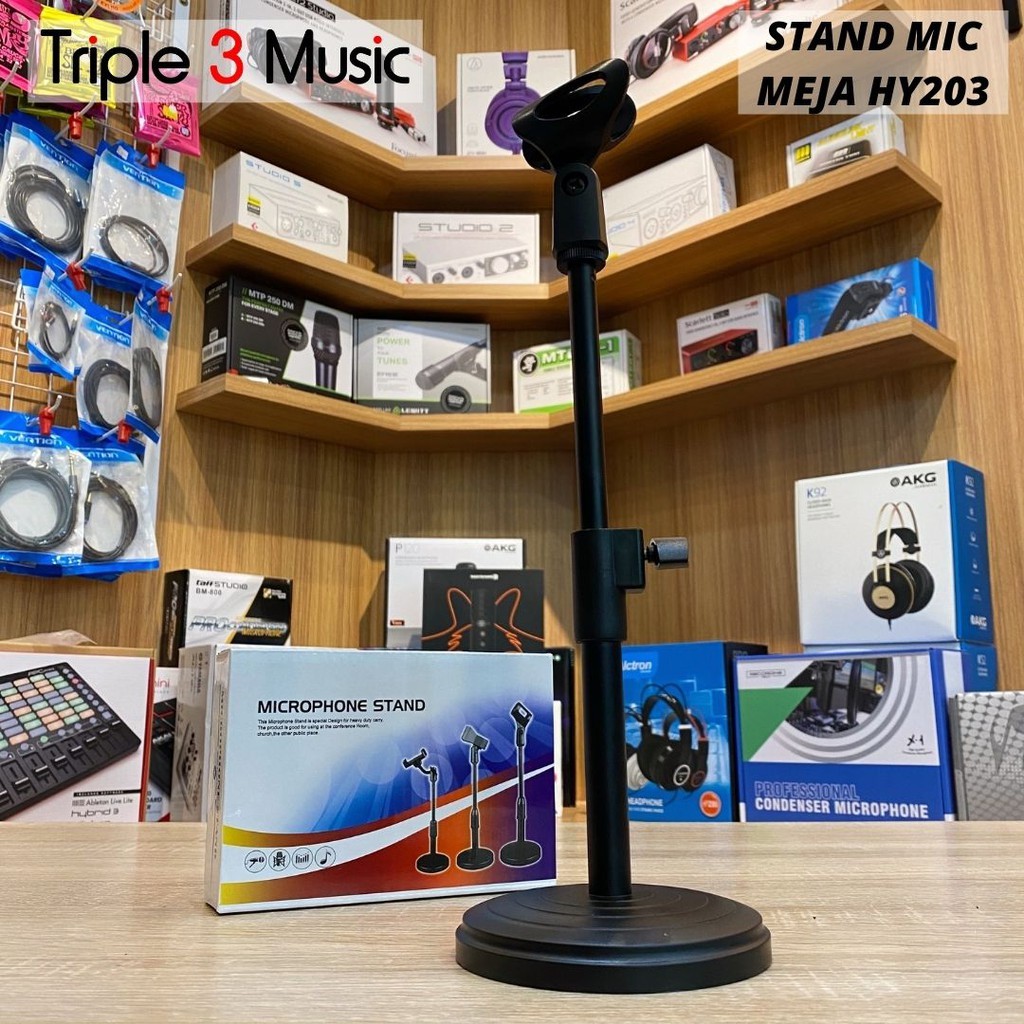 RB2233 Stand Mic meja podium podcast