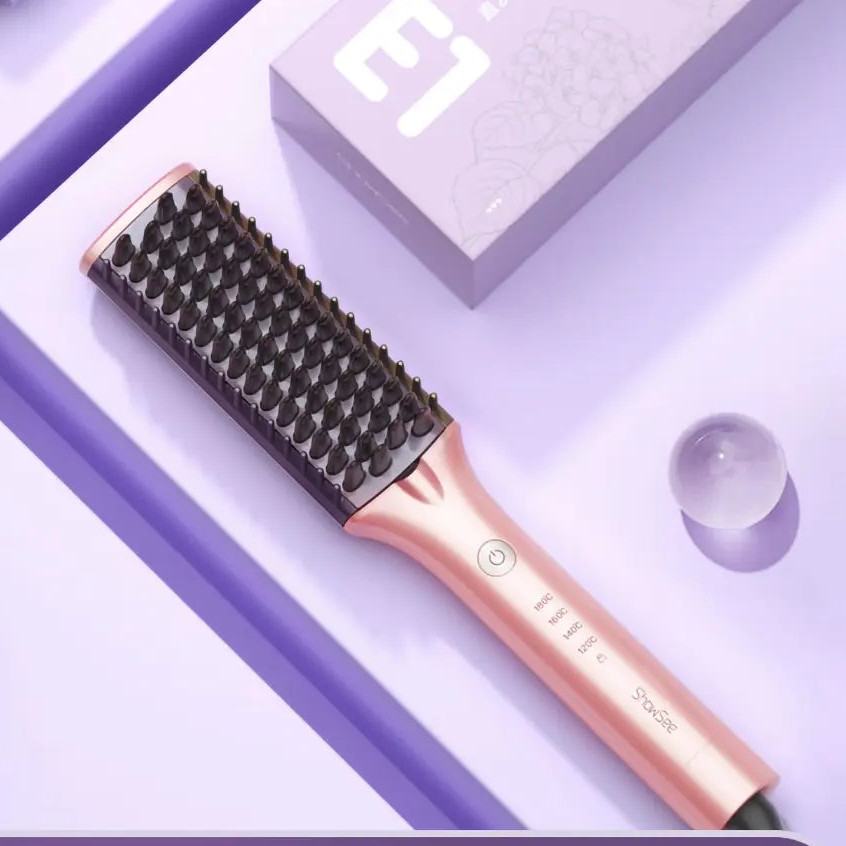 

Sisir Pelurus Rambut Sisir Pelurus Rambut yang Dapat Disesuaikan Hair Straightener Comb Straightening Comb Adjustable Warna Pink