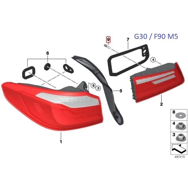 Bmw F30 Lci F10 G30 Bohlam Lampu Mundur Long Life Bulb H21W Ori Original Asli