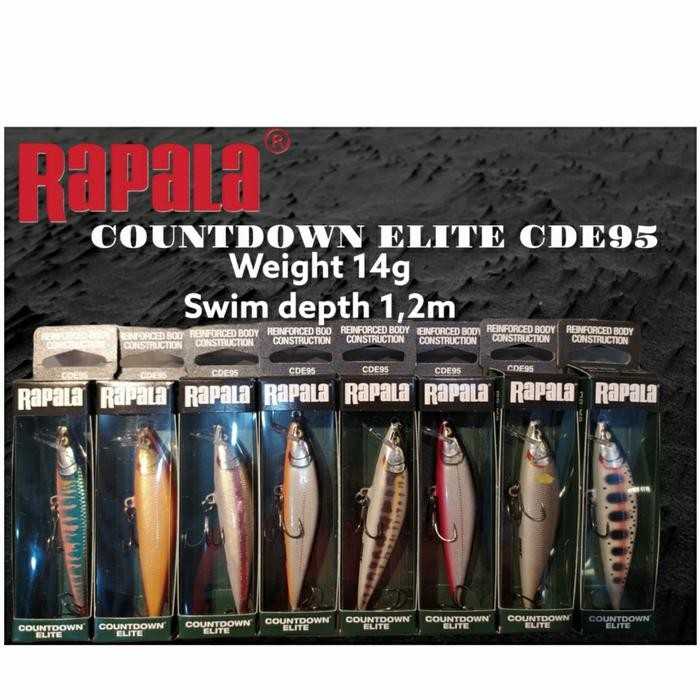 PREMIUM New Umpan Rapala Countdown Elite CDE 95mm - 9.5cm 14g