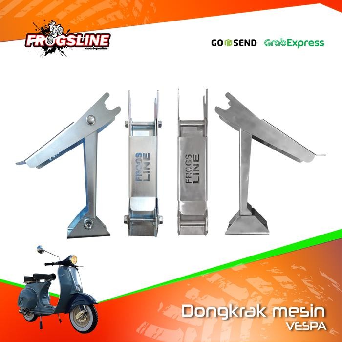PREMIUM Dongkrak vespa - Dongkrak mesin vespa - Dongkrak mesin vespa portable