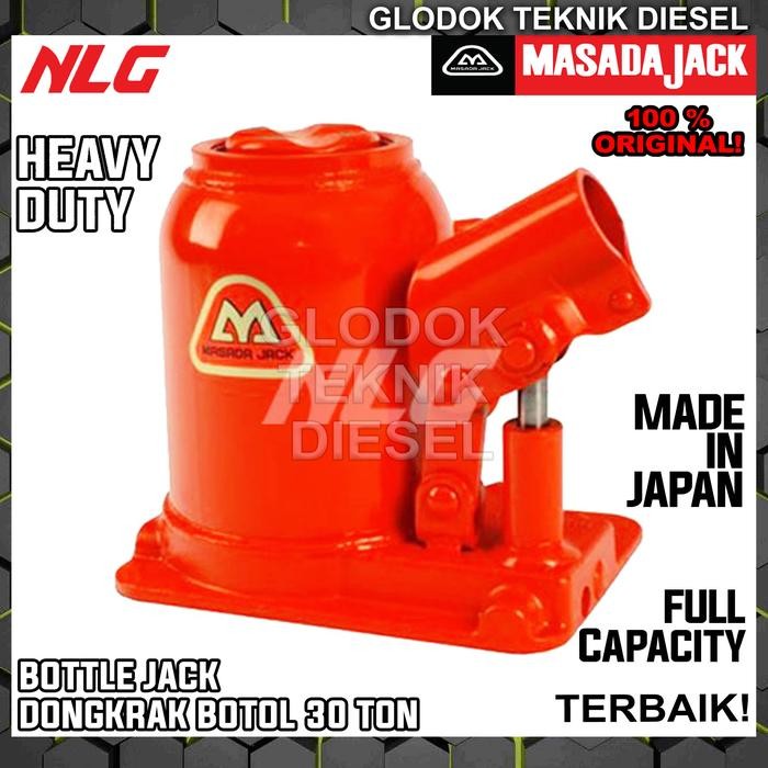 PREMIUM Dongkrak Botol 30 Ton MASADA JAPAN ORIGINAL