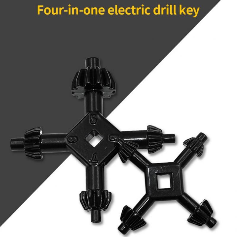 Set Kunci Pas 4 In 1 Mini Universal Multifungsi Chuck Bor Listrik Luar Ruangan Portabel Gadget Bor T