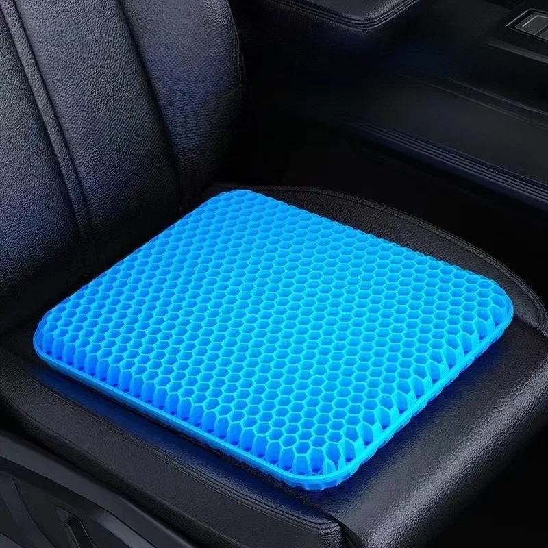 New Honeycomb Gel Ice Cushion Car Tailbone Cushion Breathable Cool Silicone Cushion Egg Cushion