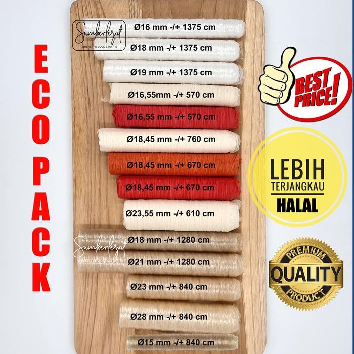 

ECO PACK - Casing Selongsong Bahan Sosis Halal Food Grade