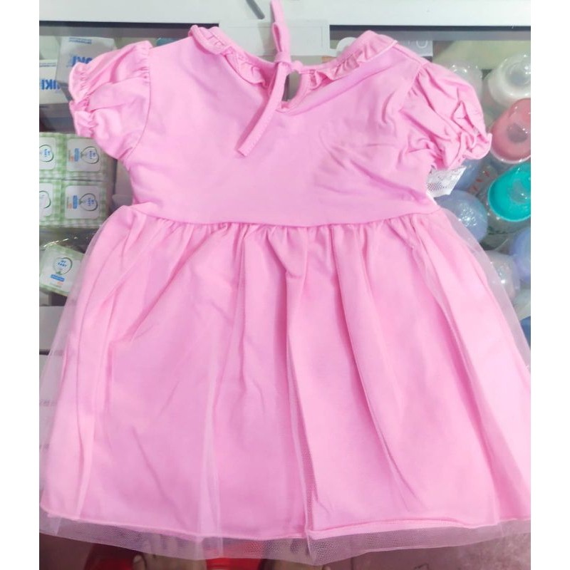 NEW PRODUCT Dress bayi tutu + bando + sepatu + hanger / dress pink bayi perempuan/baby set /gift