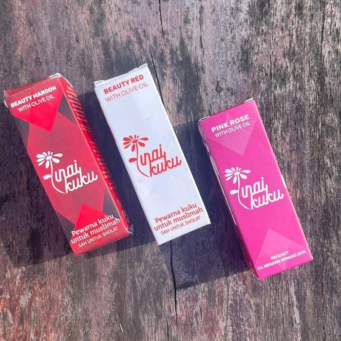 Paket Grosir Inai Kuku 10 Pcs / Inai Kuku / Inai Kuku Maroon / Inai Kuku Merah / Inai Kuku Pink /