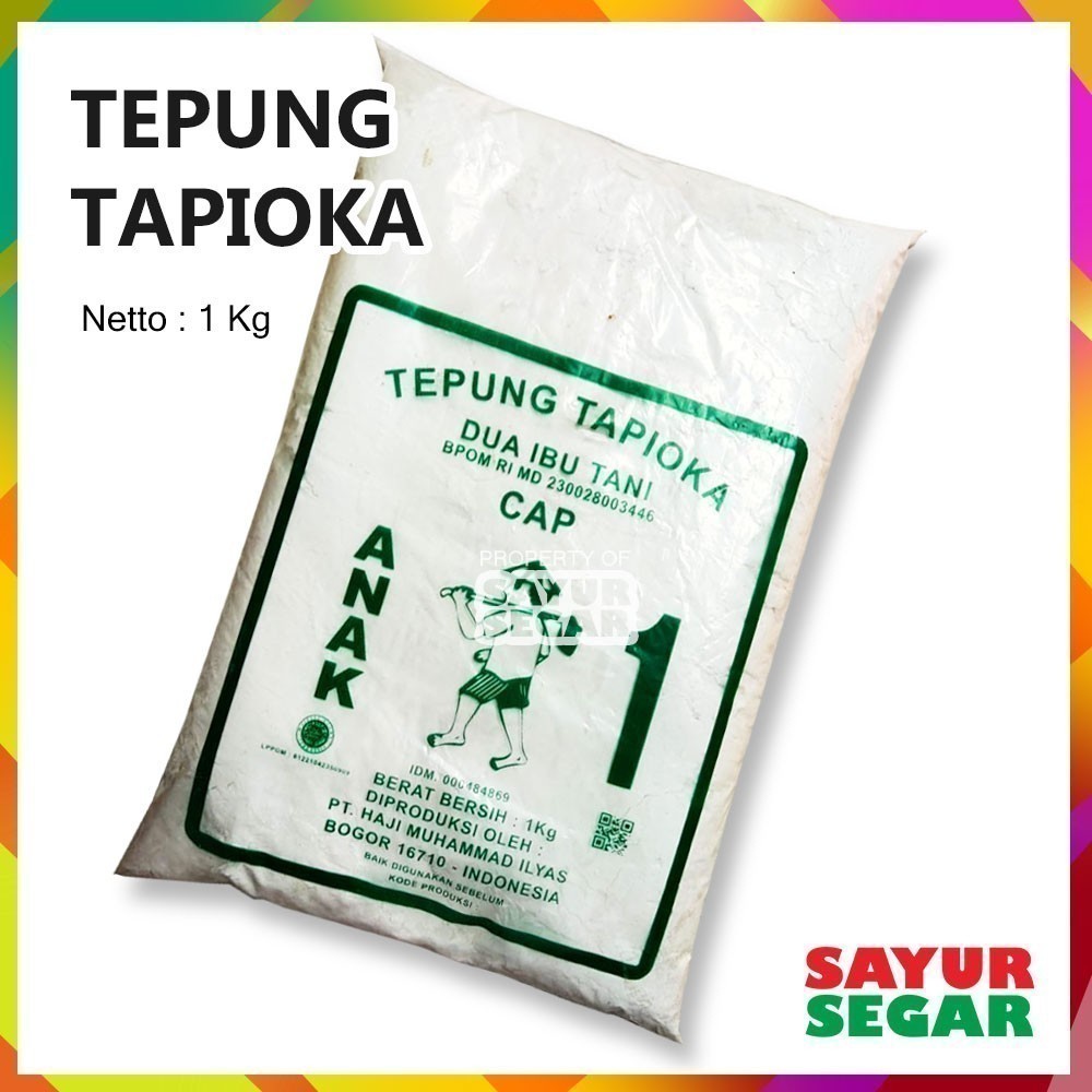 

SANS Tepung Tapioka Cap Dua Tani [1Kg]