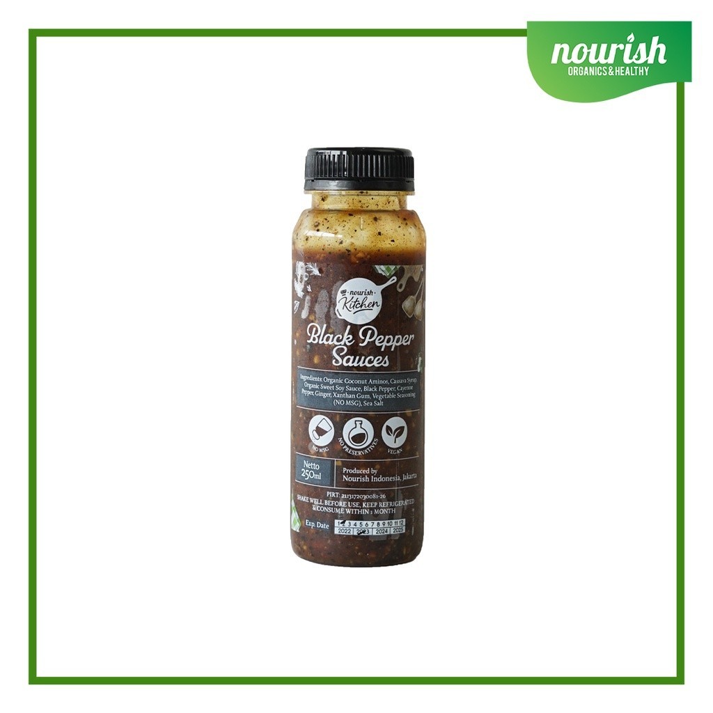 

SANS Black Pepper Sauces 250ml (Saus Lada Hitam NO MSG)