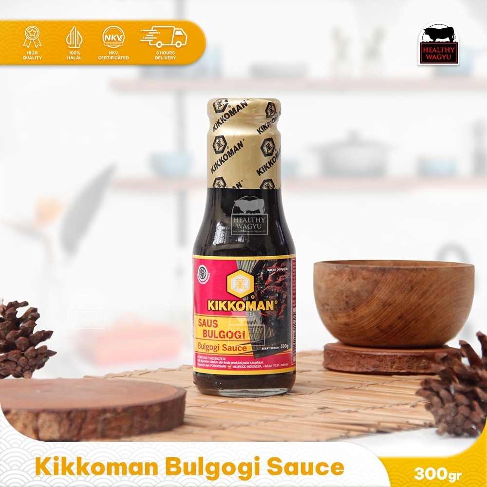 

SANS Kikkoman Saus BULGOGI Halal 300 gr Healthy Wagyu