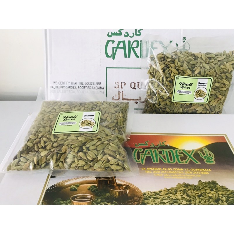 

SANS Kapulaga Hijau 500gr Biji Kapol Hijau Bumbu Kapul Green Cardamom India Kapolaga Rempah Herbal