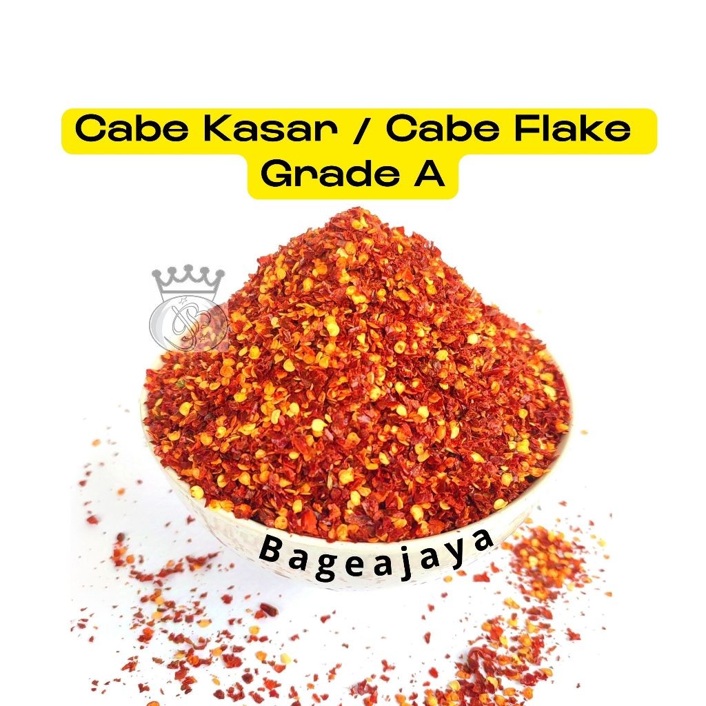 

SANS Cabe Flake Super Pedas Chili Oil Grade A 500 gr