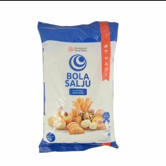 

SALE !!! TEPUNG TERIGU BOLA SALJU 1DUS ISI 10 X 1KG READYY