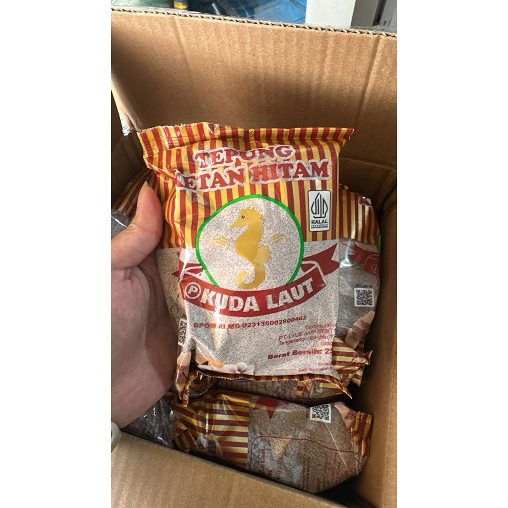 

TEPUNG KETAN HITAM KUDA LAUT 250GR / KETAN HITAM TEPUNG 100% ORIGINAL