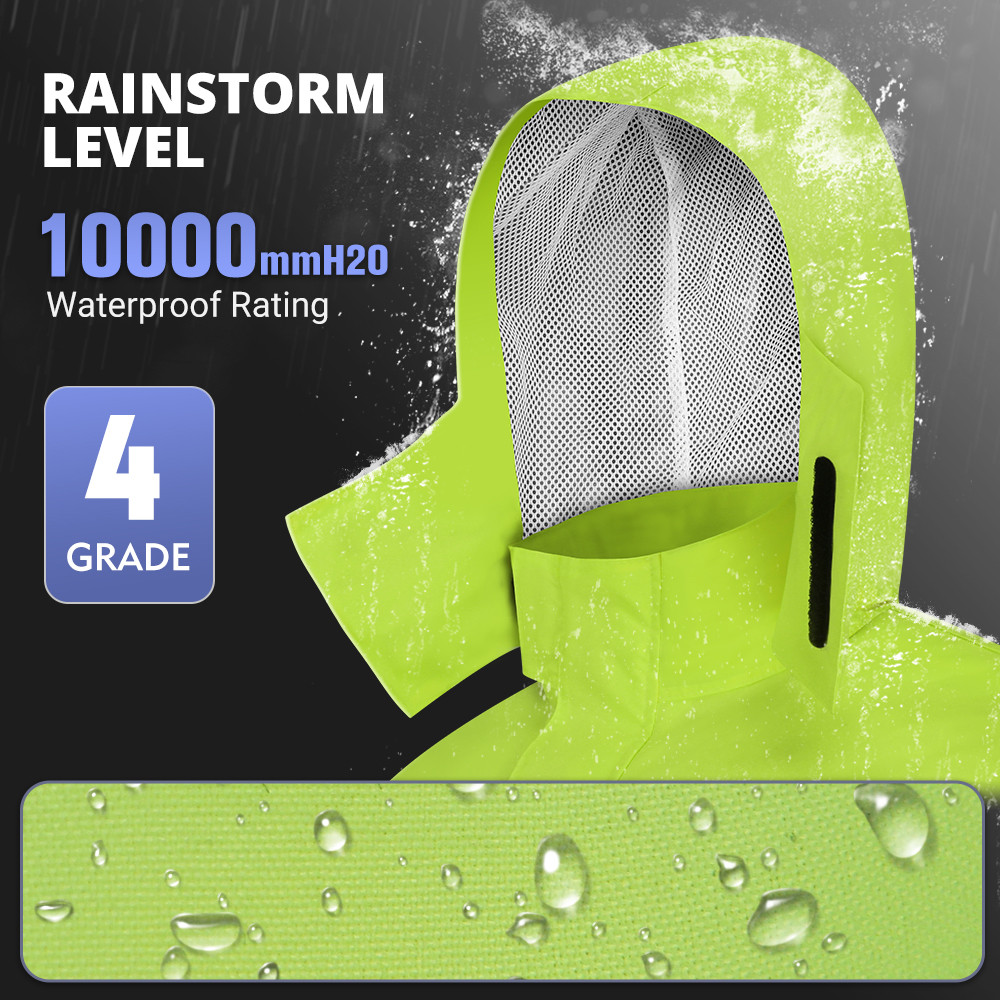 Motorcycle Raincoat Suit Rainstorm Prevention Jacket Pants Camping Hiking Fishing Raincoat Moto Rain